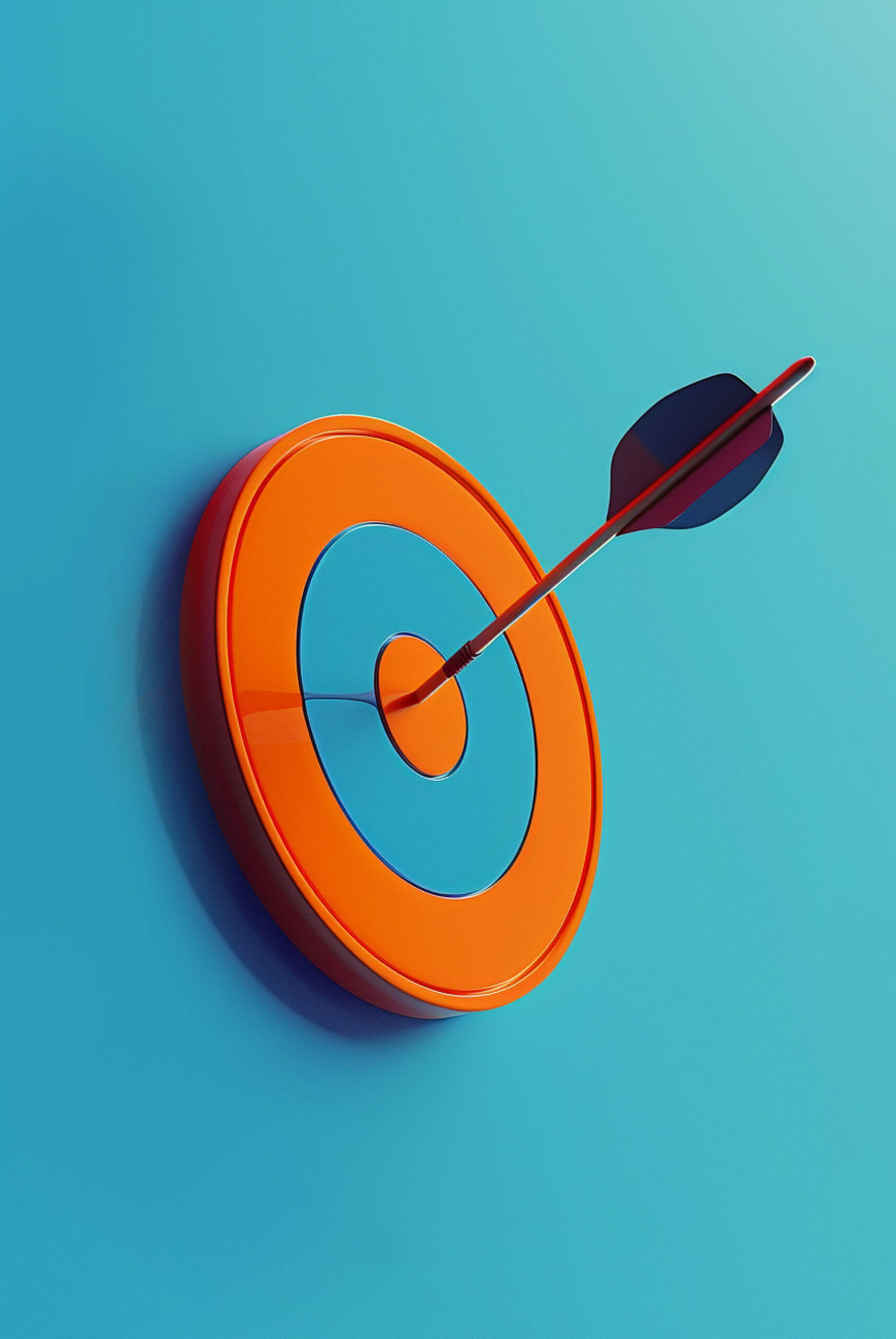 3d-rendering-arrow-hitting-target 3d-rendering-arrow-hitting-target